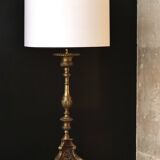 Old candlestick lamp