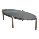 Chrome and glass coffee table 1970