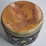 1930 enamel ceramic vase by Losson