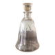 Carafe vintage en verre ciselé et numérotée