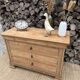 Renovated antique solid wood chest of drawers