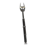 Crustacean claw - silver-plated lobster pick with pusher