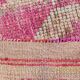 Tapis de Couloir Anatolien Fuchsia, Motifs Géométriques Vintage, 94x324 Cm