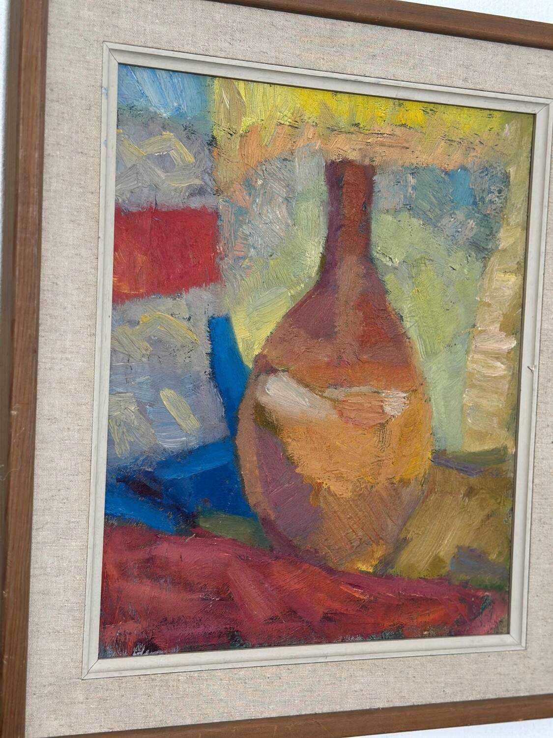 Swedish Oil on Canvas – “Vase”  by Britta Ringvall