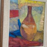 Swedish Oil on Canvas – “Vase”  by Britta Ringvall