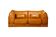 Canapé modulable De Sede DS-19 modèle 'Pagoda' en cuir cognac