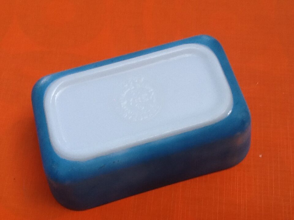 Pyrex Blue Butter 70s Made in U.S.A.