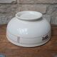 Vintage ironstone salad bowl Salins model Nénuphar 28cm