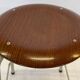 Vintage school stool, 1970s industrial design, Dutch minimalist