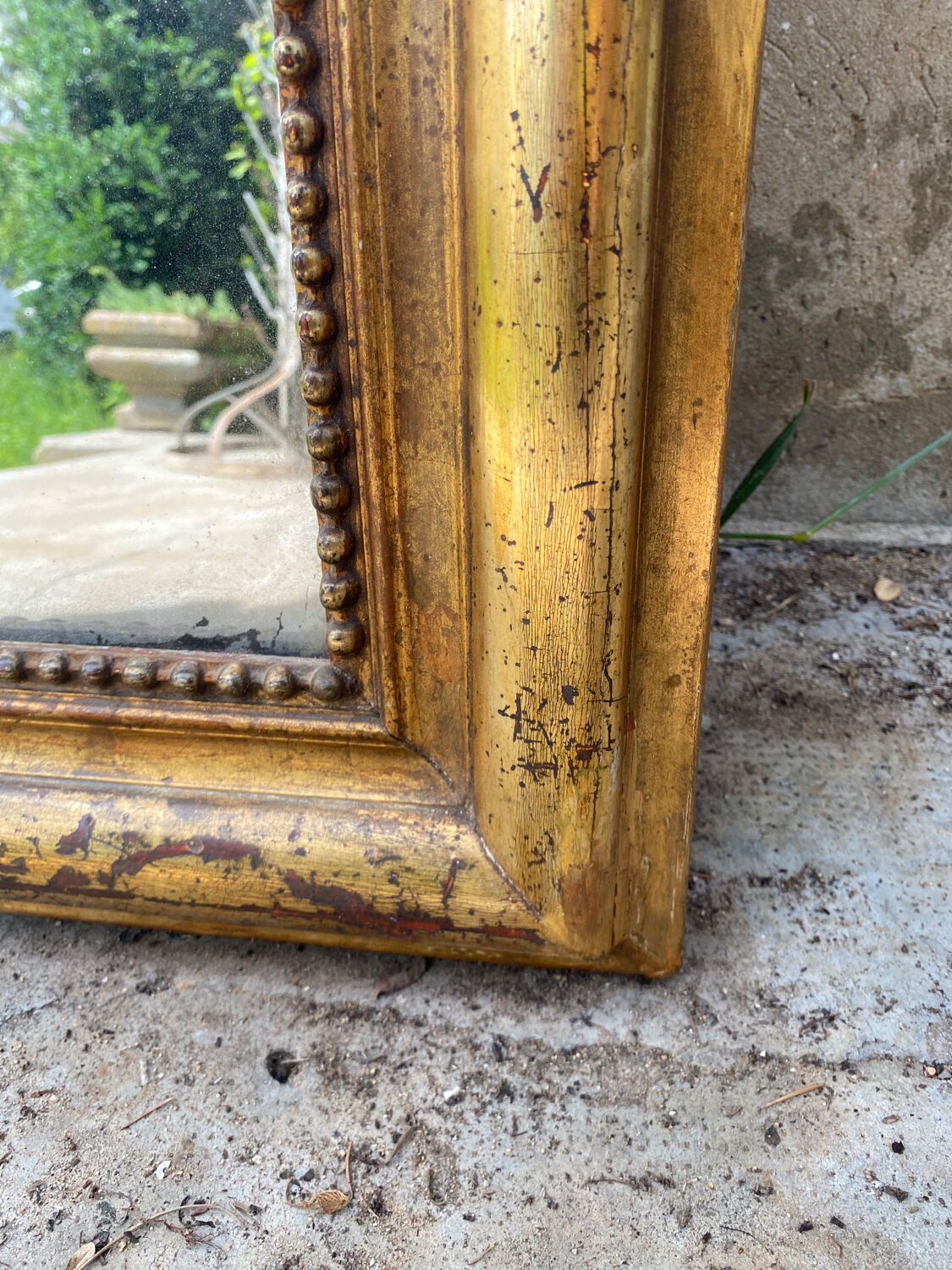 Louis Philippe mirror gilded 141x86