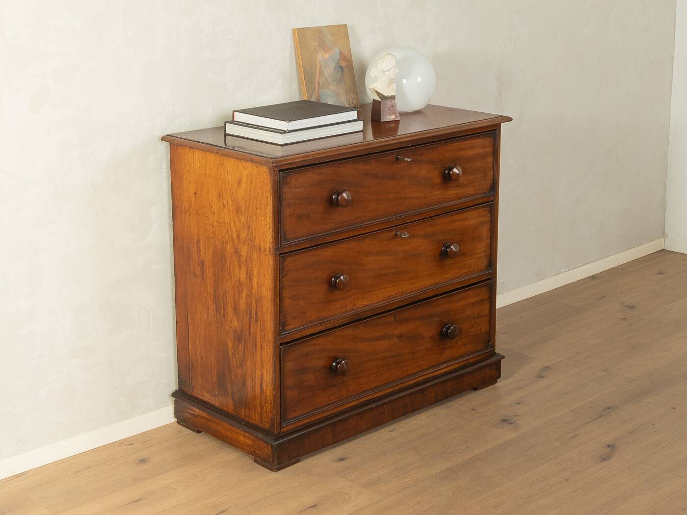 Commode en lin victorien, vers 1840