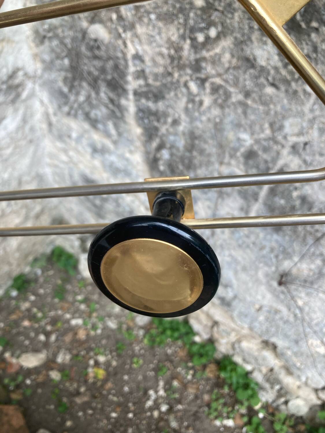 Vintage wall-mounted coat rack