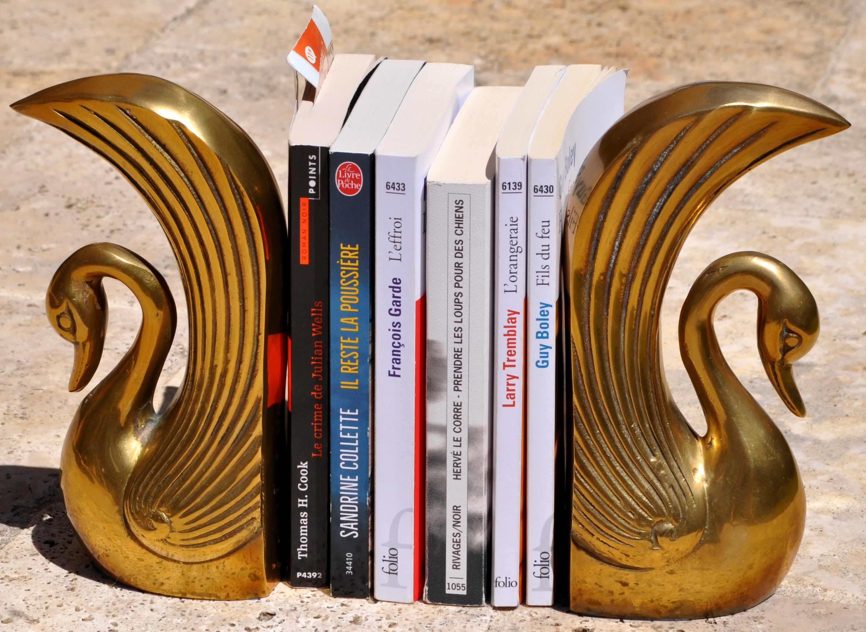 Greenhouse books brass Swan