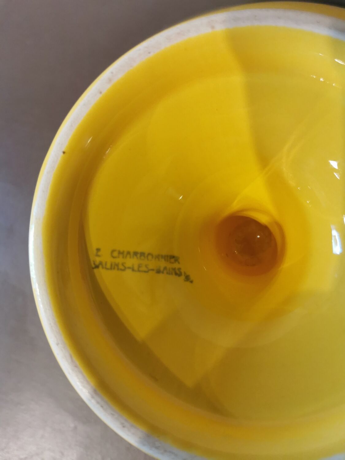 Vintage compotier Salins les bains