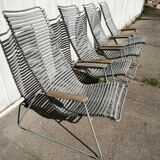 Set of 4 Lounge Chairs Click System