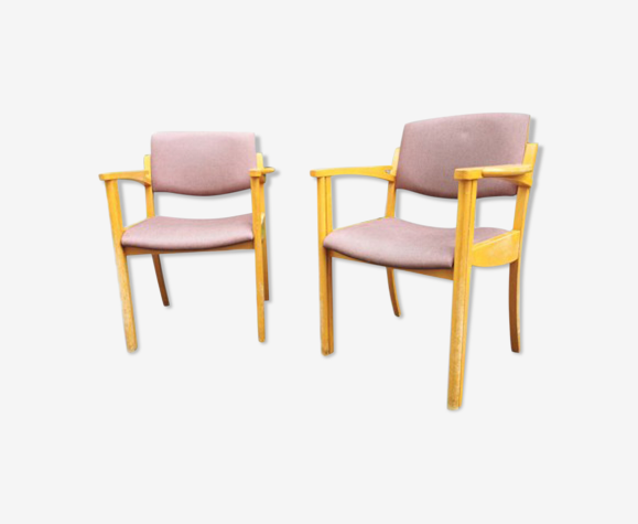 Paire de fauteuils vintage années 70-80