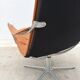 "Bravo" armchair by Jan Ekström for Conform in leather and aluminium, Sweden 2018