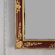 Golden and lacquered mirror 81x75cm