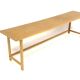 banc scandinave en chêne, Suède, 1960