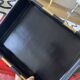 Plateau Bureau style Jacques Adnet Cuir Noir  vintage