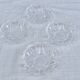 Set de 4 coupelles XS en verre taillé