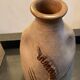 Series of 5 vintage beige ceramic vases