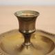 Vintage brass hand candle holder – Pineapple handle rat of the cellar