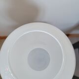 White opaline bubble vase