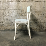 Series of 4 Baumann wooden chairs