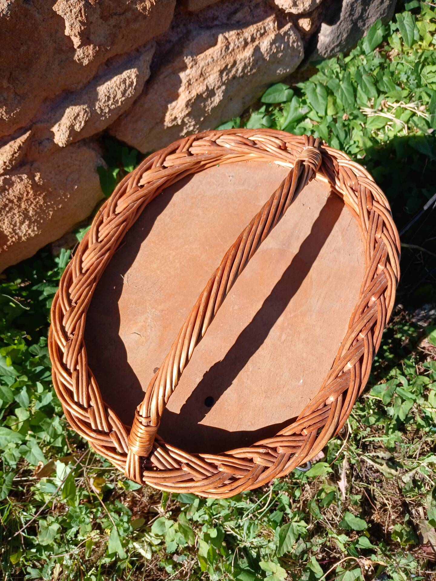 Panier ancien/ porte bouteilles