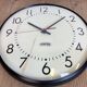 Vintage school wall clock from standard electric, 1980s