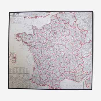 Ancienne carte Taride des départements de France