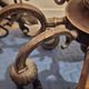Louis XV bronze and crystal chandelier – 7 lights
