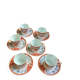 Set of 6 coffee cups with saucers - Haviland - Imari red