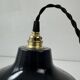 30 cm antique enamel industrial suspension