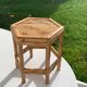 Pair of side tables in bamboo