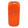 Orange rectangular vase Parravicini 1970s