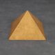 Plywood Pyramid Wall Sculpture – Geometric Hanging Art, Europe, 1970s