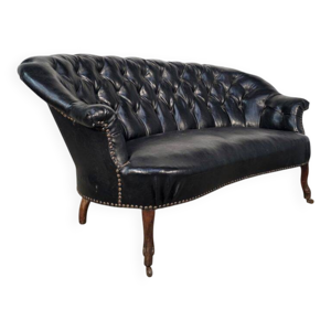 Canapé Napoléon III - noir