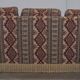 Art Deco style upholstered Kilim sofa