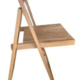 Chaise pliante en bois
