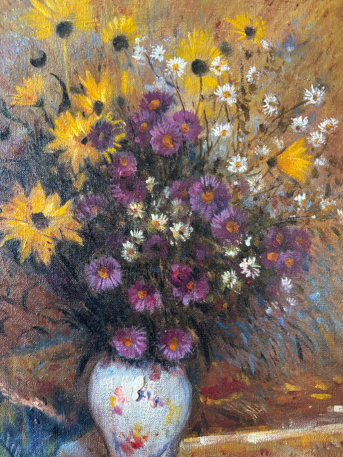 Signed bouquet of flowers
