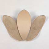 Pair of flower wall lights