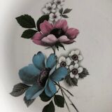 Lot of 2 serving dishes old Lunéville Badonviller model Floréal