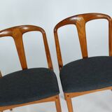 Set of four Danish Design Teak Dining Chairs by Johannes Andersen for Uldum - 1960s