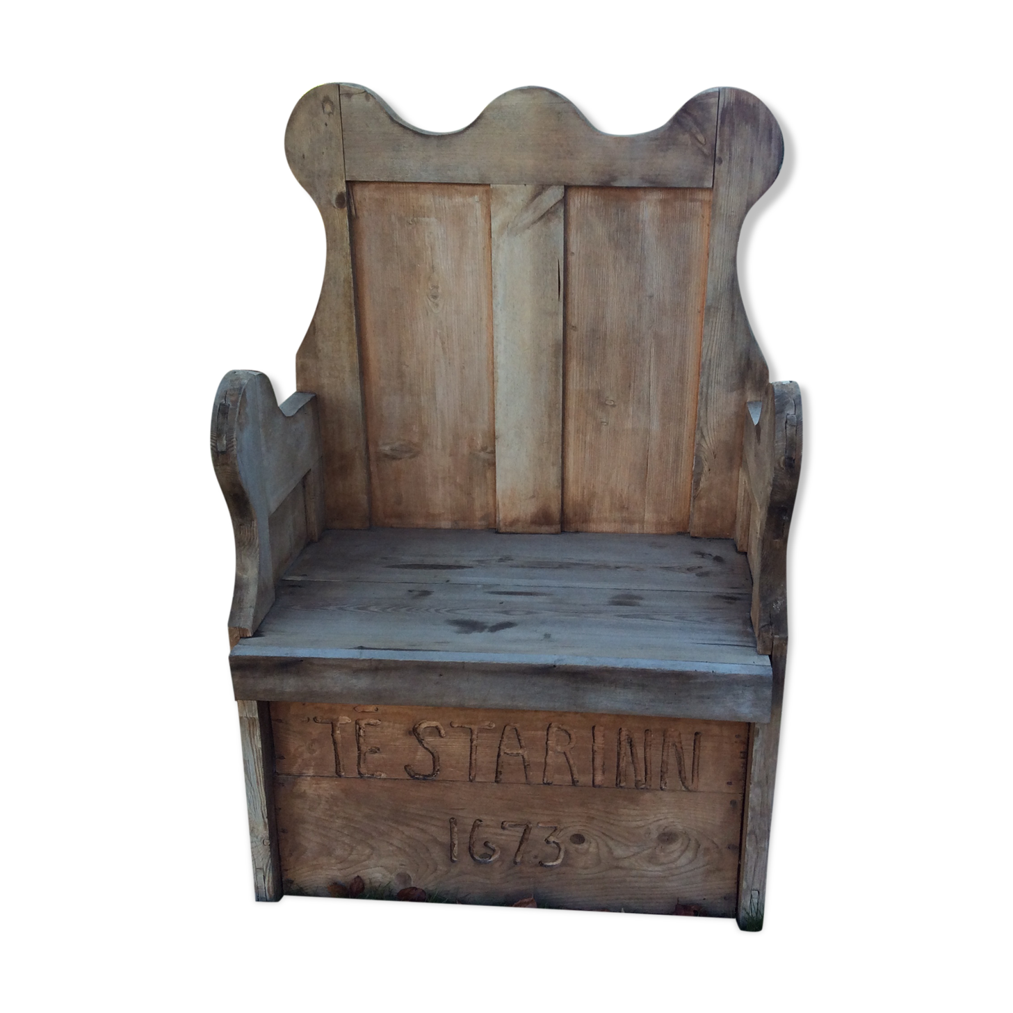 Wooden armchair