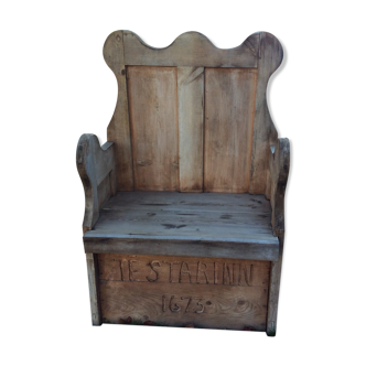 Wooden armchair