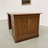 1950s walnut counter or desk