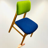 Four middle century chairs