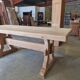 Monastery farmhouse table sandblasted